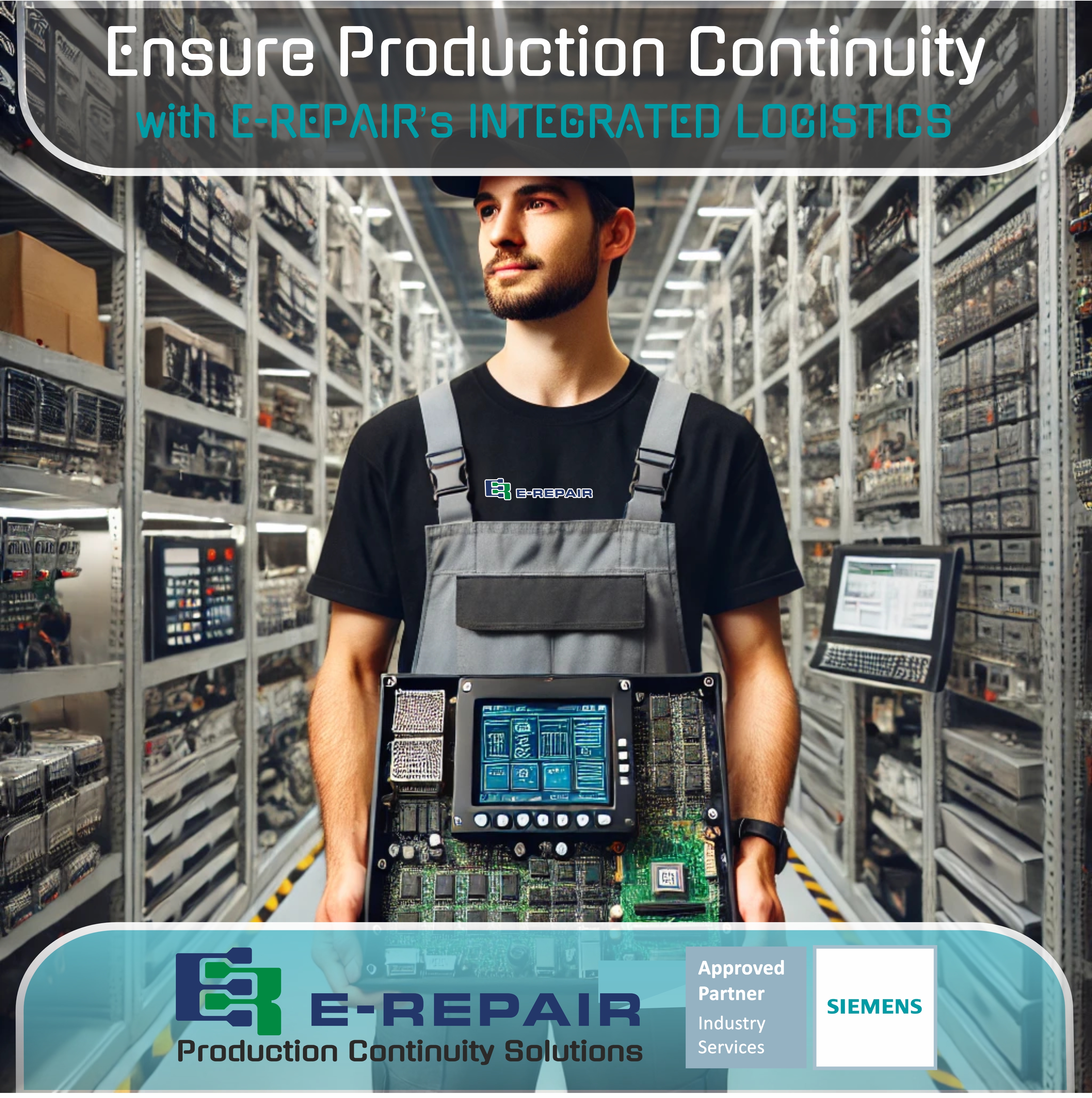 Assicura la continuità produttiva con una catena di approvvigionamento efficiente per i ricambi elettronici industriali