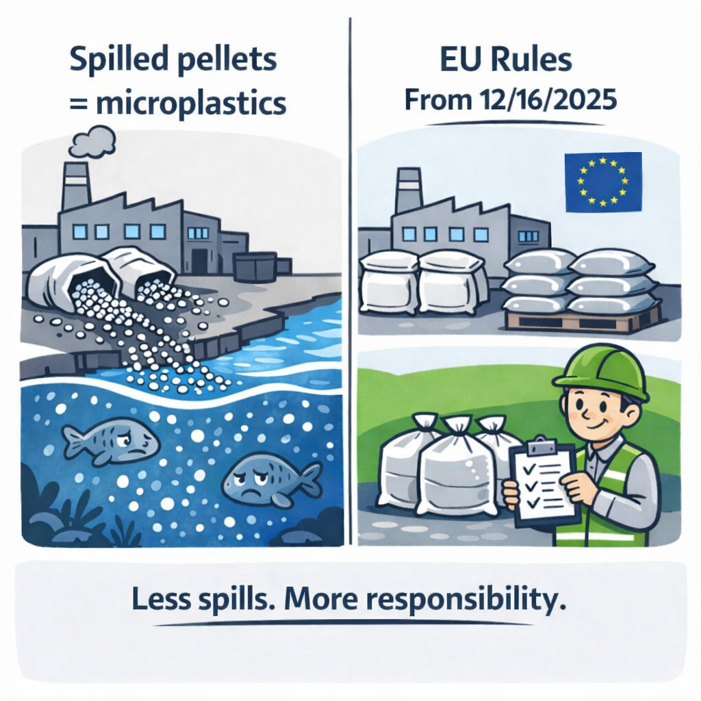 EU Regulation 2025 on Microplastics Industrial Pellet Supply Chain