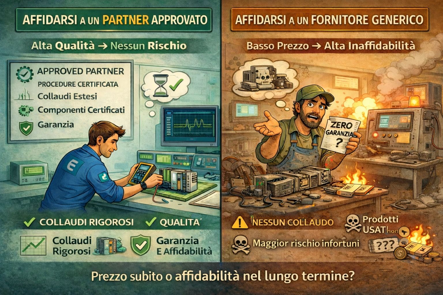 Focus costi nascosti fornitori non certificati