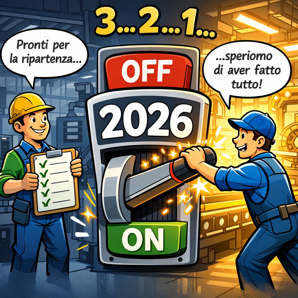 maintenance pour la reprise de la production en début d’année