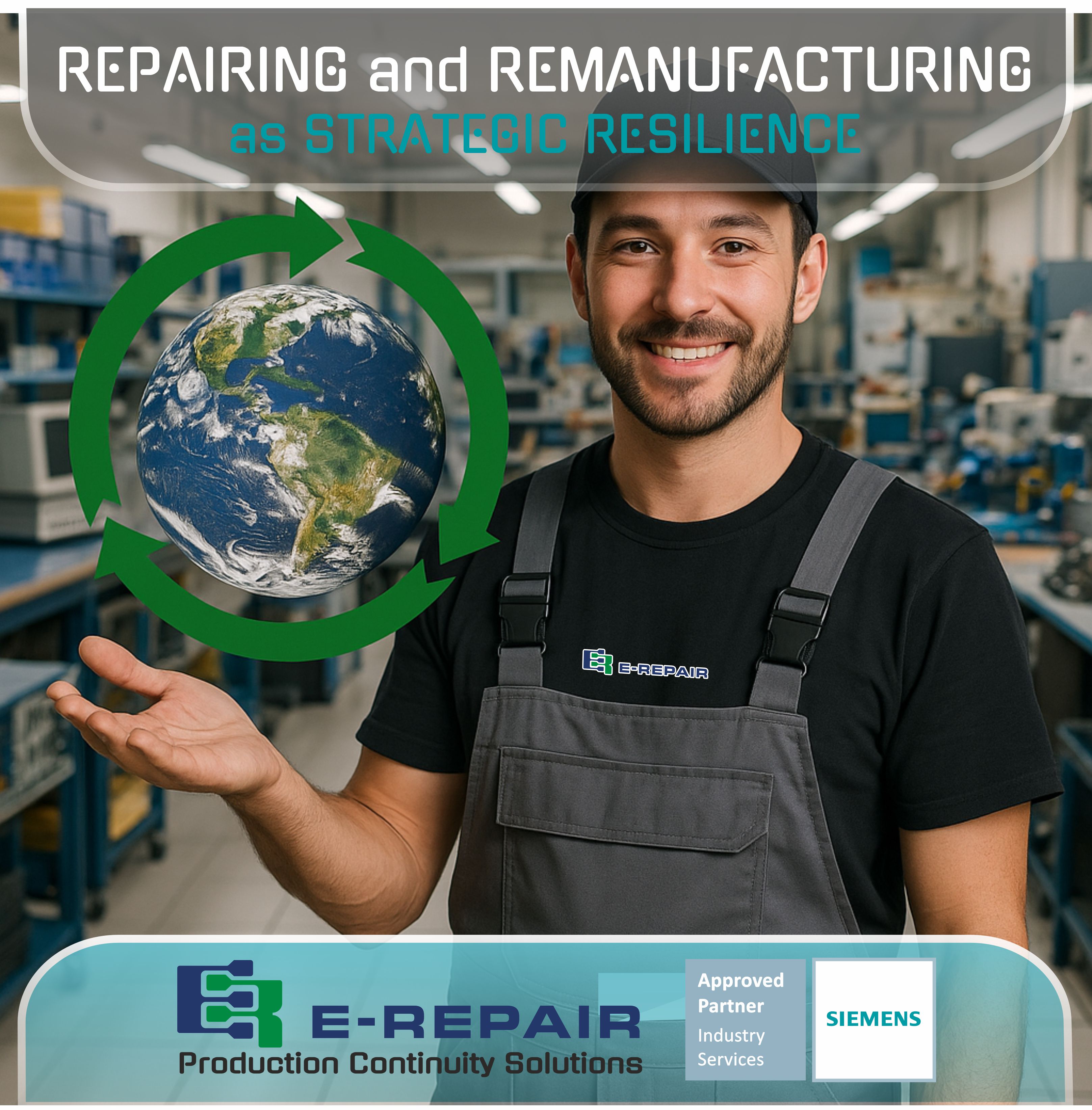 RIPARAZIONE ELETTRONICA INDUSTRIALE E-Repair come RESILIENZA STRATEGICA