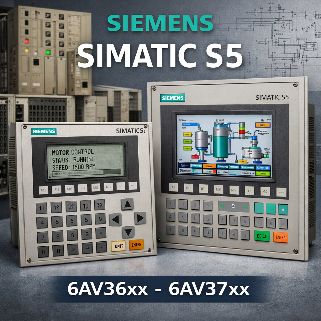 Servizi E-Repair per la gamma Siemens SIMATIC S5 HMI 6AV36 e 6AV37