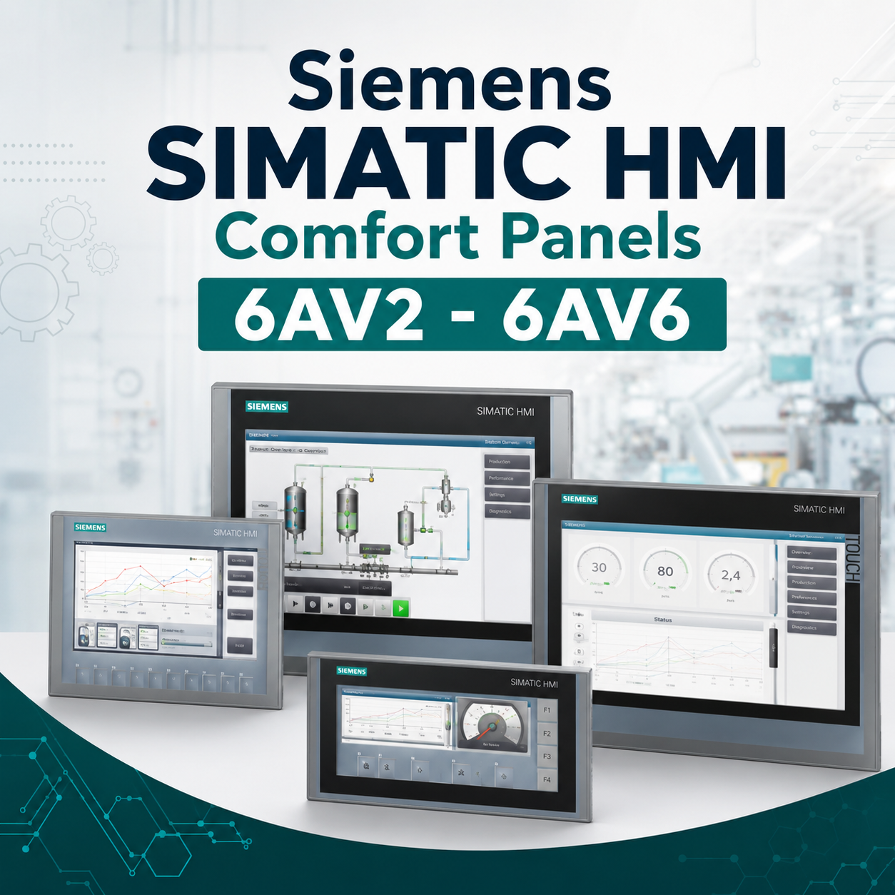 Siemens SIMATIC HMI Comfort Panels 6AV2 and 6AV6 roots