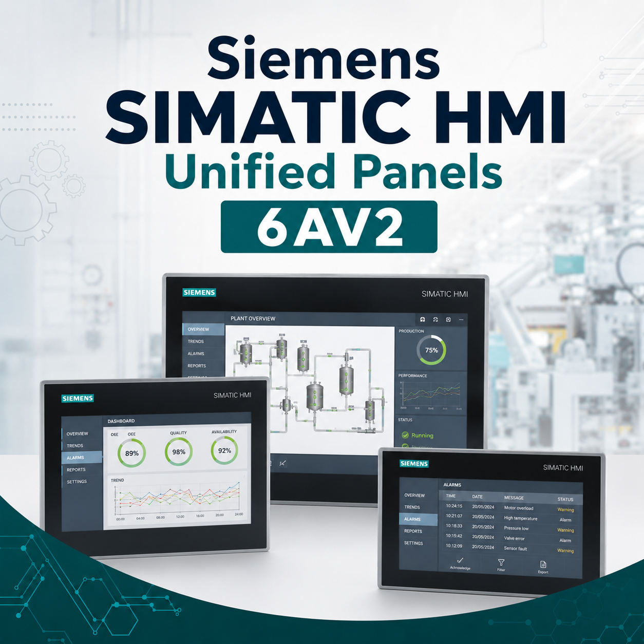 Siemens SIMATIC HMI Unified Panels radice 6AV2