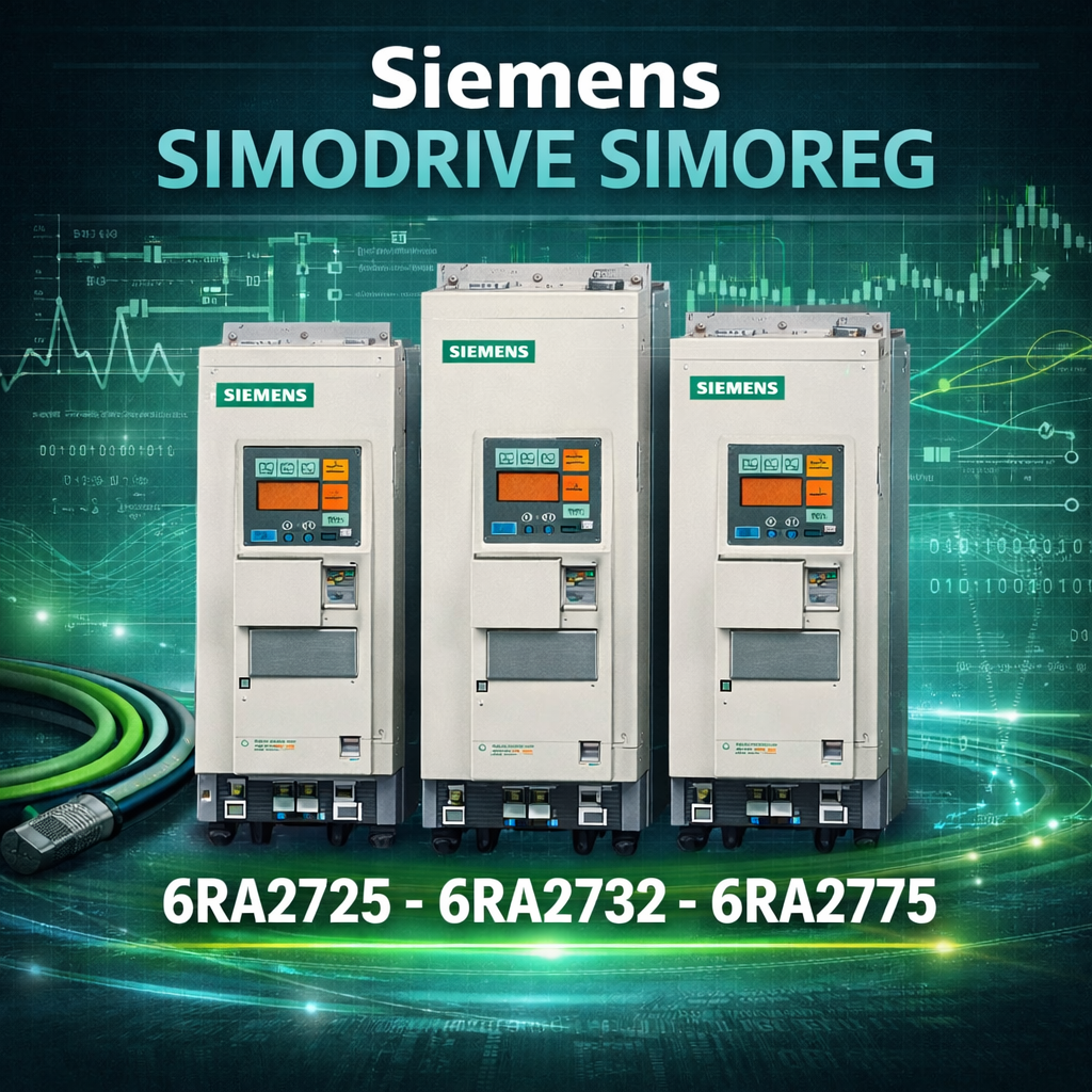 Siemens Simodrive Simoreg Convertitori DC  per il controllo dei motori 6RA2725 6RA2732 6RA2775