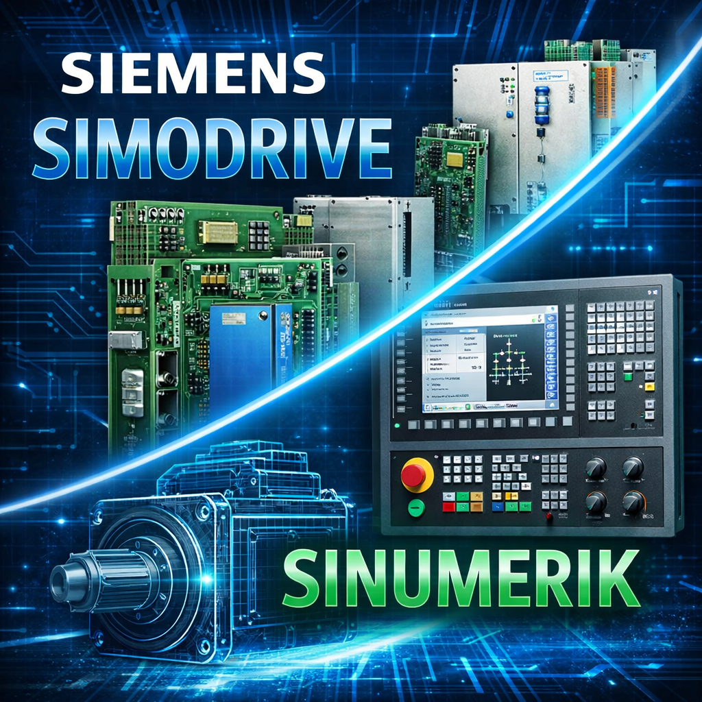 Services E-Repair pour la gamme Siemens SIMODRIVE SINUMERIK