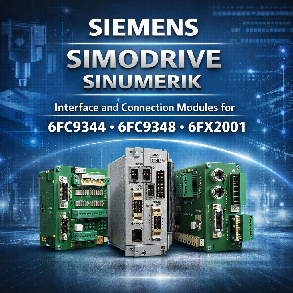 Siemens Simodrive Sinumerik Módulos de interfaz y conexión para sistemas 6FC9344 6FC9348 6FX2001
