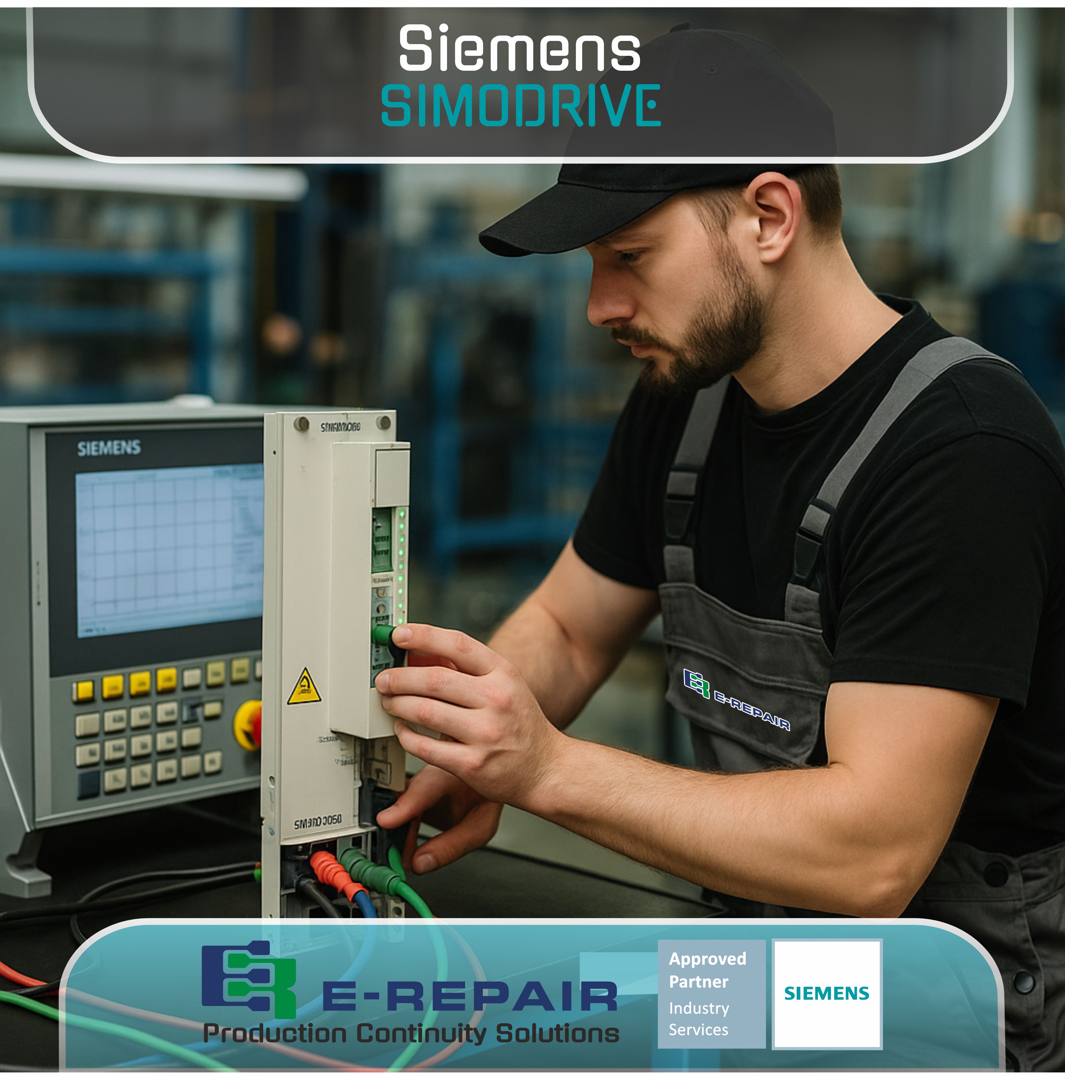 Services E-Repair pour les produits Siemens – Gamme SIMODRIVE