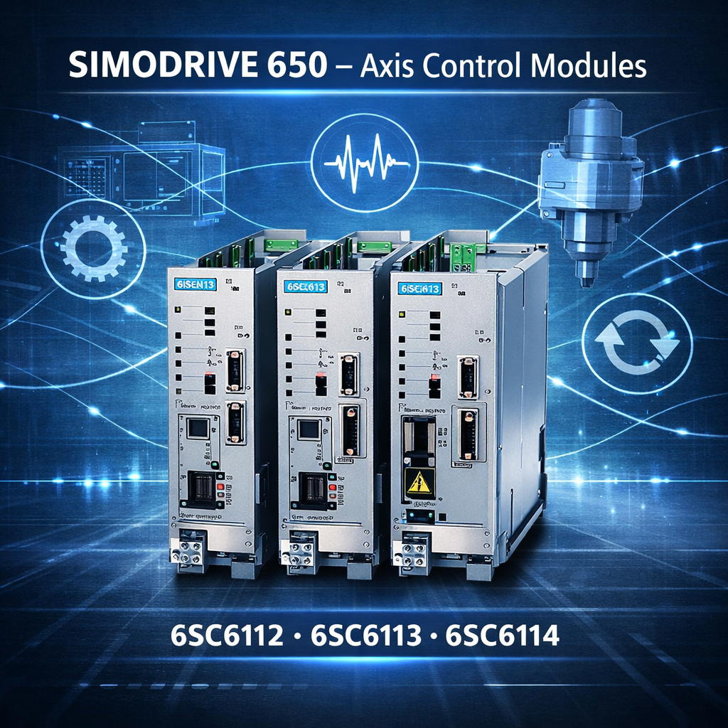 Siemens Simodrive 650 Moduli di regolazione per il controllo avanzato degli assi 6SC6112 6SC6113 6SC6114