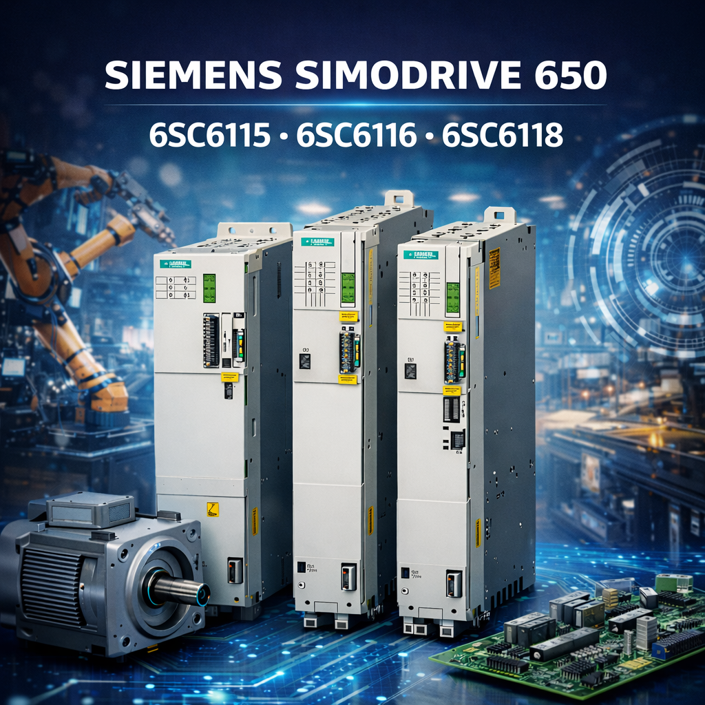 Siemens Simodrive 650 Moduli di regolazione per azionamenti ad alte prestazioni 6SC6115 6SC6116 6SC6118