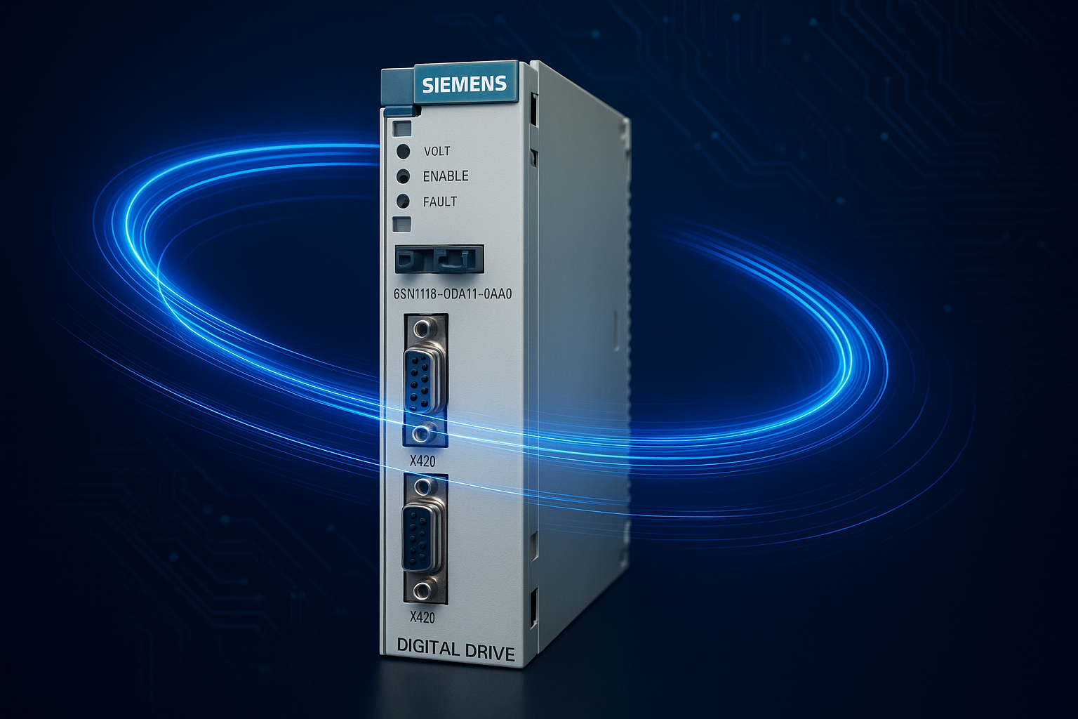 Siemens 6SN1118-0D Digital Drive – Controllo elettronico di assi Feed e mandrino nella gamma SIMODRIVE 611 manutenzione a cura di E-Repair