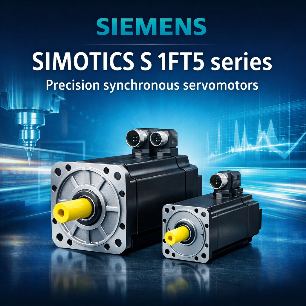 Siemens SIMOTICS S serie 1FT5 Servomotores síncronos de precisión